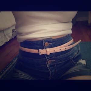 Light pink belt